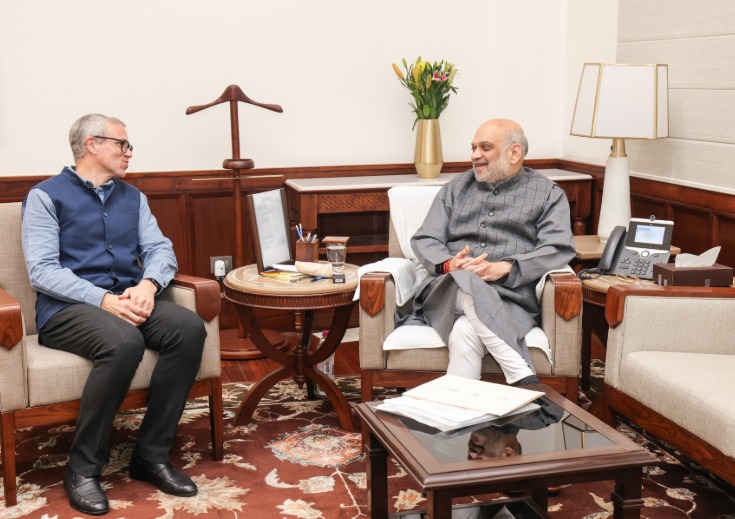 'Sopore, Kathua Incidents Discussed with HM Amit Shah: CM Omar Abdullah'